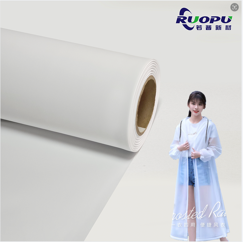 Matte Waterproof Reusable Adult EVA raincoat